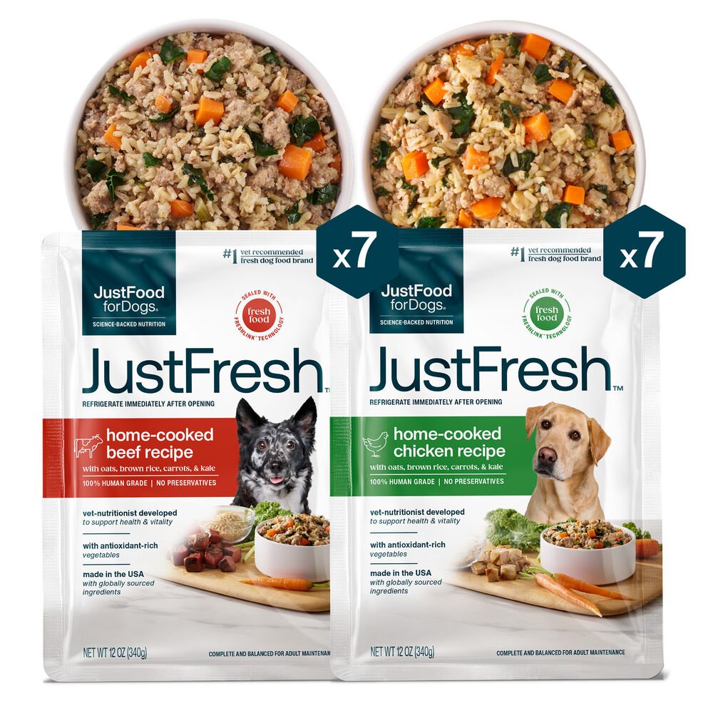 JustFresh Home-Cooked Variety Pack - Beef & Chicken (14 Pack)